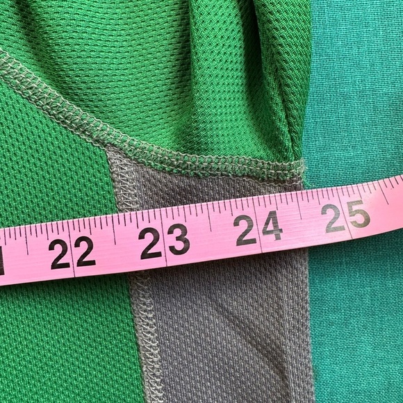 MOHEEN Men’s Cool Dri Polo Golf Shirt. Short Sleeve, Green And Gray. Size XL - Picture 4 of 5